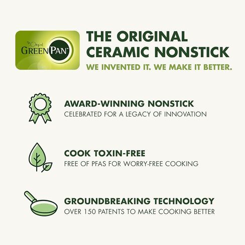 طباخ بطيء بغطاء قفل من GreenPan 8QT، وعاء قابل للإزالة من السيراميك غير لاصق وخالي من PFAS، حافة من السيليكون والزجاج، مناسب للسفر، متعدد الطباخ، موقد مسطح وآمن للفرن 400 درجة فهرنهايت، أجزاء آمنة للاستخدام في غسالة الأطباق، الجرافيت in Kuwait