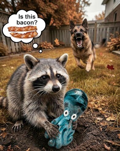 Dog Toys for Aggressive Chewers 3 Pack: Tough Dog Toys for Medium Large Breeds, Bacon Flavored Indestructible Dog Toy, Heavy Duty Nylon Chew Bone Dog Toys to Keep Them Busy 20-90 lbs in Kuwait