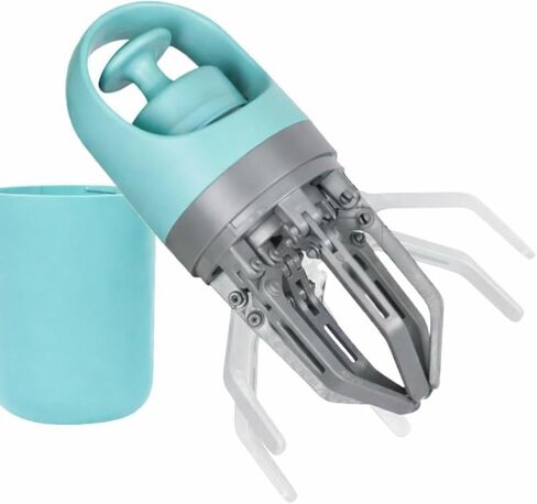 Dog Pooper Scooper, Portable No-Touch Poop Scooper for Small Medium Large Dogs, Dog Waste Pick-Up Collector with 15 Bags & Leak-Proof Storage Container in Kuwait
