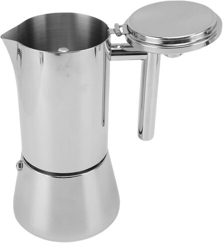 Asixxsix Stovetop Maker, 6 Cup Food Grade 304 Stainless Steel Pot, Percolator with All Stovetop Compatible for Induction Gas Ceramic Stoves in Kuwait