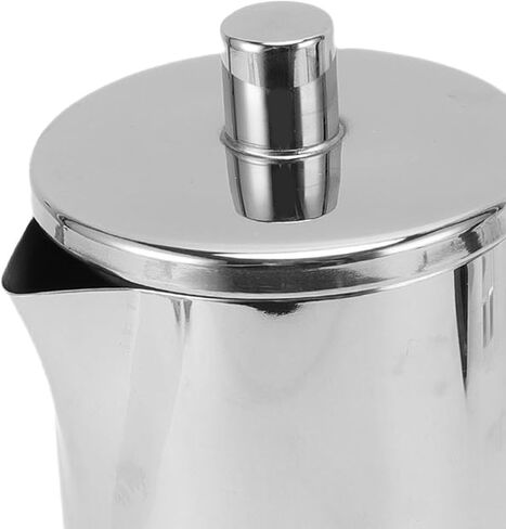 Asixxsix Stovetop Maker, 6 Cup Food Grade 304 Stainless Steel Pot, Percolator with All Stovetop Compatible for Induction Gas Ceramic Stoves in Kuwait