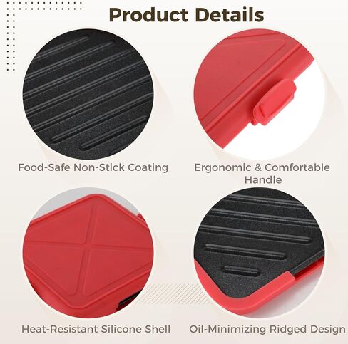 Microwave Sandwich Maker, Microwave Toaster Sandwich Maker with Adjustable Silicone Strap, Speedy Heat-Up Egg Cooker & Panini Maker for Home, Office, Dorm in Kuwait