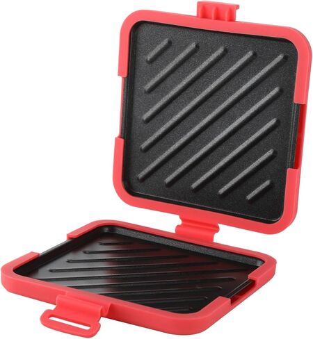 Microwave Sandwich Maker, Microwave Toaster Sandwich Maker with Adjustable Silicone Strap, Speedy Heat-Up Egg Cooker & Panini Maker for Home, Office, Dorm in Kuwait
