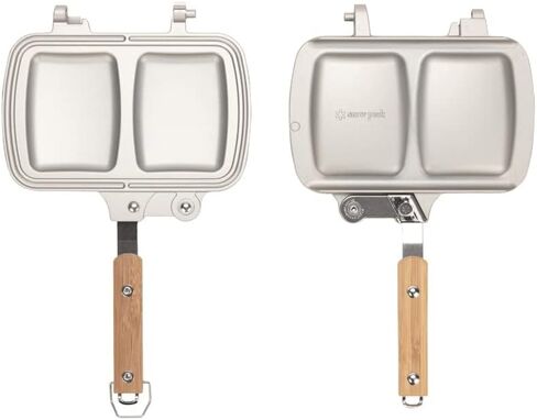 Snow Peak Tramezzino Sandwich Maker, Stainless Steel, Rectangular, Polished in Kuwait