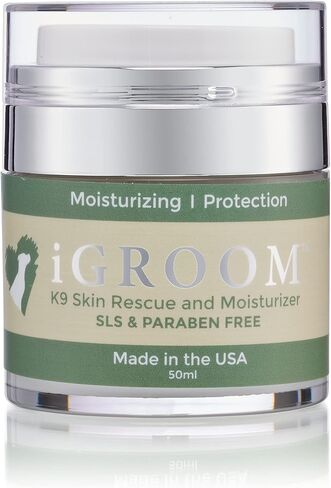 iGroom Pet K9 Skin Rescue, Luxury Pet Beauty Care, Moisturize and Protect Dry Paws and Sensitive Skin, Suitable for Dogs and Cats, Made in USA, 50 ml in Kuwait