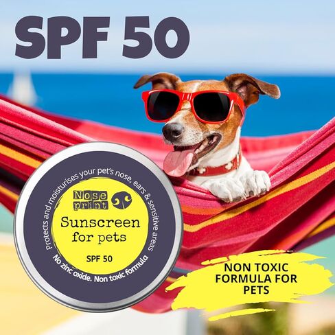 Pet Sunscreen Balm, SPF 50, 15ml Tester, Zinc Oxide Free, Lick-Safe, Water-Resistant, for Dogs, Cats & Sensitive Skin in Kuwait