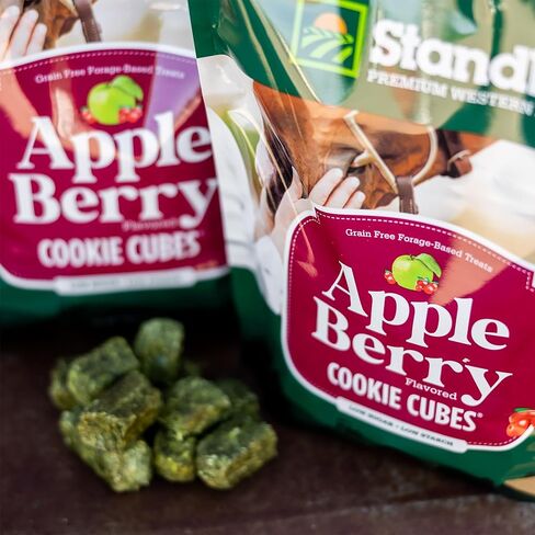 Standlee Apple Berry Cookie Cubes, Forage Based Horse Treat, 5lb in Kuwait
