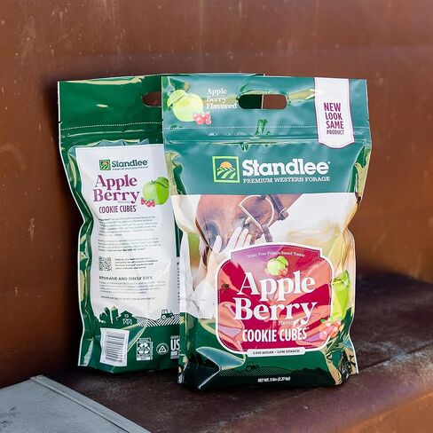Standlee Apple Berry Cookie Cubes, Forage Based Horse Treat, 5lb in Kuwait