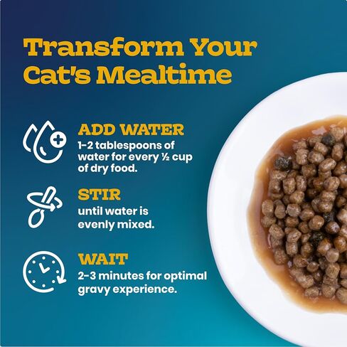 Blue Buffalo Tastefuls Irresistible Gravy Experience Chicken & Brown Rice Recipe Dry Indoor Cat Food for Adult Cats, Deliciously Healthy Natural Cat Food, Supports Digestion & Coat Health, 3 lbs. in Saudi Arabia