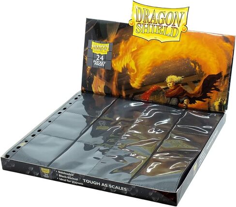 Arcane Tinmen Dragon Shield Standard Size Cards 24 Pocket Page Clear Sheet 50 Pages MTG Card Sleeves are Smooth Tough Compatible with Pokemon Yugioh Magic The Gathering Card Sleeves (ART10304) in Saudi Arabia