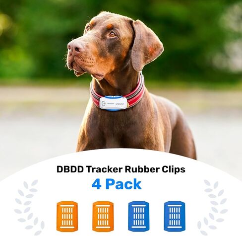 Dog GPS Tracker Rubber Clip with DBDD Dog Location Activity Tracker Replacement Rubber Attachment Clips-Pack of 4 in Kuwait
