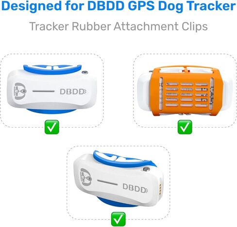 Dog GPS Tracker Rubber Clip with DBDD Dog Location Activity Tracker Replacement Rubber Attachment Clips-Pack of 4 in Kuwait