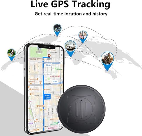 جهاز تعقب GPS للمركبات، جهاز تعقب GPS للسيارة، جهاز تتبع GPS مغناطيسي محمول في الوقت الحقيقي، جهاز تعقب موقع بتغطية عالمية كاملة للسيارة والأطفال والكلاب. لا توجد رسوم شهرية/لا يلزم الاشتراك in Kuwait