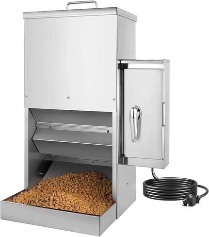 35L Automatic Dog Feeder for Two Large Dog or Cat Stainless Steel Pet Feeder with Timer,Feeding Schedule, Wall-Mountable, 2 Extra-Large Tray for Large Pet in Kuwait