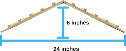 Wood Bridge for Small Animal Cage or Habitat - Guinea Pigs, Ferrets, Chinchillas, Hedgehog, Dwarf Rabbits and Other Small Animals in Kuwait