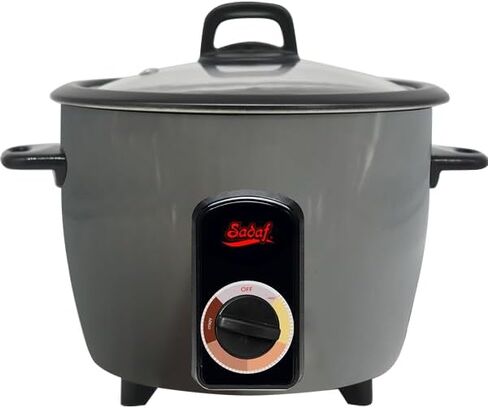 Sadaf One-Touch Automatic Rice Cooker – Electric Persian Rice & Tahdig Cooker - Non-Stick Inner Pot & Auto Shut-Off - Easy to Use Rice Maker - Middle Eastern Cuisine - 4 Cups in Kuwait