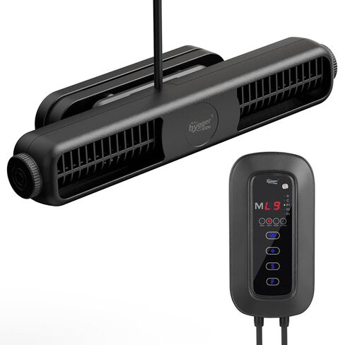 hygger Wave Maker for Aquarium, 3100 GPH Adjustable Aquarium Powerhead with External Controller, Quiet Aquarium Circulation Pump Gyre Wavemaker for Reef Tank Saltwater Freshwater Fish Tank in Kuwait