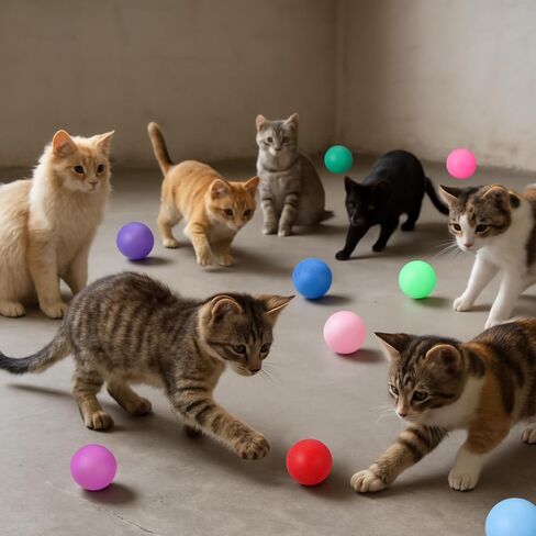 50 Pcs 40 mm Colored Table Tennis Ball for Ferret Cat Multi Color Table Tennis Bulk Balls Enrichment Toys for Ferret Lovers Gift Ball Pool Pet Toy in Kuwait