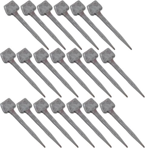 Toyvian 20pcs Horseshoe Nails for Hoof Repair Metal Iron Hoof Care Accessories 4cm Length Equestrian Horseshoe Equipment for Horse Shoeing and Maintenance in Kuwait