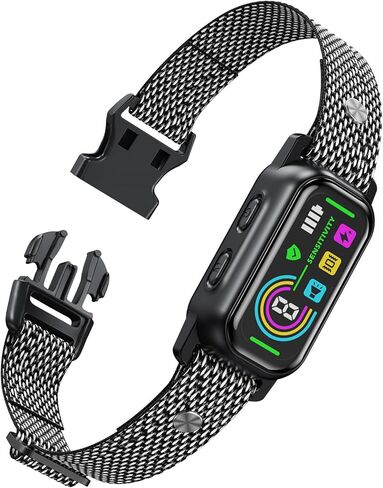 Dog Barking Collar, Smart Anti Bark Collar with Dual-Trigger False Filter & USB Fast Charging, 4 Gentle Prompt Modes, IP67 Waterproof Behavior Reminder Collars for Small Large Medium Dogs (Black) in Kuwait