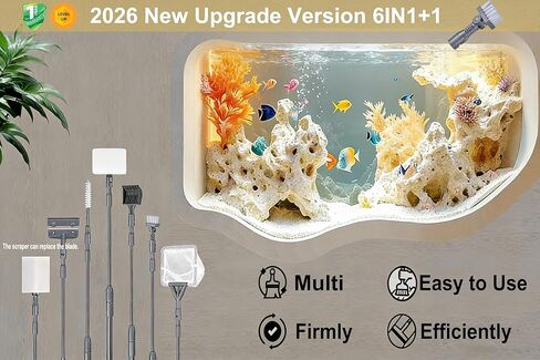 Carefree Fish Aquarium Scraper Blades 10Pcs for 4IN1 6IN1 7IN1 9IN1 Cleaning Tools Long Handle Algae Cleaner in Kuwait