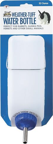 Pet Lodge® Cage Water Bottle | Bunny Bottle Water Dispenser | Great for Indoor or Outdoor Use | Assembled in USA | 32 Oz in Kuwait