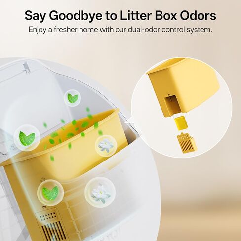 UBPET Odor Neutralizer, Automatic Cat Litter Box Odor Deodorant for C31/C41 Cat Litter Box, 3Pcs in Kuwait