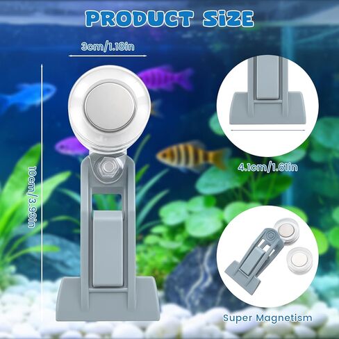 Magnetic Seaweed Feeder Clip, Automatic Fish Feeder with Algae Magnet Clip, Fish Tank Accessories for Fish and Aquatic Pets, Automatic Fish Feeder. in Kuwait