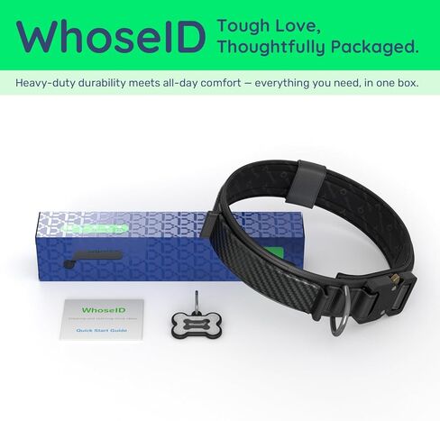 Premium Tactical Dog Collar - Adjustable Military Heavy Duty Dog Collar for Medium Large Dogs - Durable Metal Buckle Dog Collar with Leather Control Handle and Soft Comfortable Padding in Kuwait