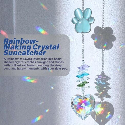 الحيوانات الأليفة التذكارية Suncatcher، هدية تذكارية للكلاب والقطط، هدية التعاطف مع فقدان الحيوانات الأليفة والفجيعة، تذكار مدروس لمحبي الحيوانات الأليفة الحزينة (الطاووس الأزرق) in Kuwait