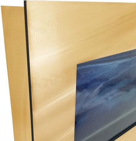 Aussie Aquariums AA-Skyline-BGOLD 2.0 حوض سمك مثبت على الحائط باللون الذهبي المصقول in Kuwait