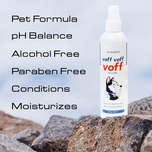 Geir Ness Voff Voff Doggie Mist - رذاذ كولونيا طبيعي بالكامل للكلاب - رذاذ مزيل العرق للحيوانات الأليفة مع مكونات طبيعية ذات قاعدة نباتية in Kuwait
