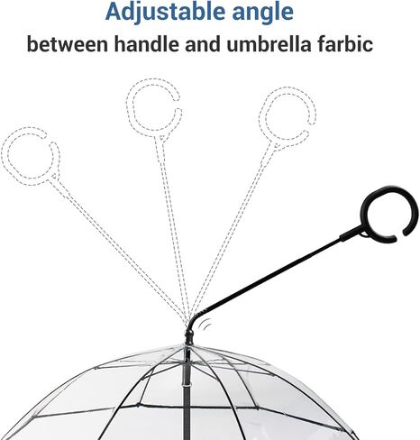NAMSAN Dog Umbrella for Small Dogs, Clear Dog Umbrella with Adjustable Leash for Small Dogs Rainy Snowy Day Walking, Outdoor Puppy Body Protective, Self-Assembly in Kuwait