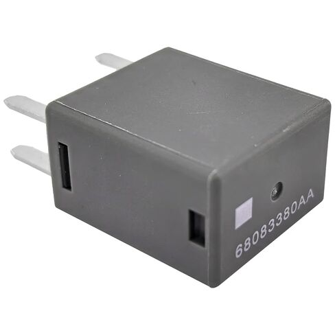 3-Pack 68083380AA Relay - 40A 12VDC 4-Pin SPST Automotive Relay - Compatible with Select Chrysler/Jeep Vehicles (for Jeep Wrangler, Dodge Ram) - Fixes Fuel Pump, Cooling Fan & P0699/P0113 Codes in Saudi Arabia