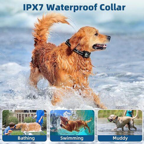 GPS Wireless Dog Fence, Electric Fence for Dogs, Electric Dog Fence with 3 Warning Strength, Range 49-6561ft, IP67 Waterproof, Rechargeable Pet Containment System for Outdoor Use Only in Kuwait