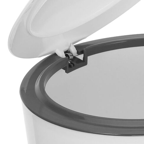 Luxshiny Cat Litter Storage Container with Sealed Lid, One-Button Trash Can for Small Spaces, Includes 90 Disposable Garbage Bags, Gray Pet Waste Bucket for Bathroom and Home Random Color in Kuwait