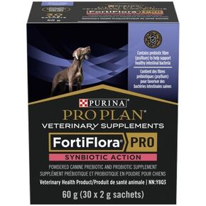 Purina Pro Plan Fortiflora PRO Synbiotic Action مكملات بيطرية للكلاب، 30 كيسًا in Kuwait