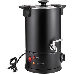 50 Cups Commercial Coffee Urn Hot Beverage Dispenser, 1000W 8L(8.45qt) Fast Brewing Stainless Steel Electric Coffee Dispenser Hot Water Urn with Double Wall & 86-230°F Temperature Control in Kuwait