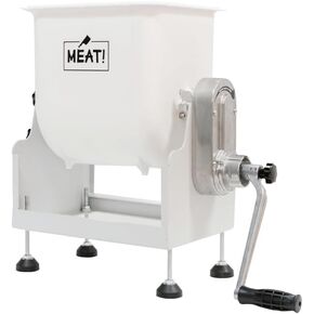 MEAT! Universal Meat Mixer with 25LB Capacity, Tilting Tank, Commercial-Grade, Compatible with MEAT! Grinders, Removeable Manual Handle, For Meat Mixing, Meat Processing, Seasoning, and Kitchen in Saudi Arabia