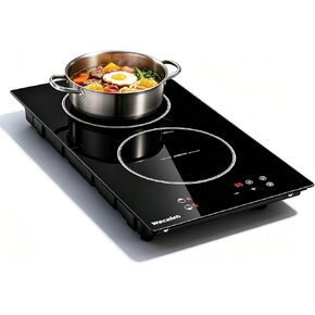 30 Inch Induction Cooktop, Weceleh 9 Levels Electric Cooktop with 4 BOOST Burners, 7000W Bulid-in Induction Stove Control by Touch, Safety Lock, Timer, No Plug, 220-240V in Saudi Arabia