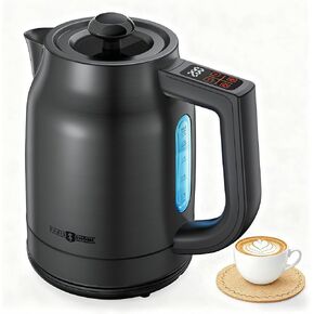 Electric Kettle Temperature Control, 1.7L 1500W Electric Tea Kettle with 13 Temperature Settings, Strix Thermostat, LED Display&Touch Control, Auto Shut-Off Protection, Boil Dry Protection in Kuwait