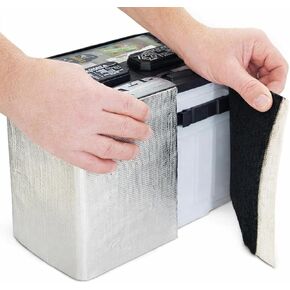 Battery Wrap Heat Shield Barrier Cell Saver Battery Insulation Kit 8 in x 40" 2,000 degrees F in Kuwait