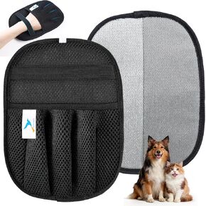 Upgraded Pet Hair Removal Glove – Electrostatic Five‑Finger Design – Effortlessly Removes Dog & Cat Hair from Couch, Carpet, Car Seats, Bedding & Laundry – Reusable & Washable in Kuwait