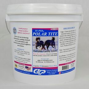 SU-PER Polar Tite Horse Poultice - Draws Out Inflammation, Soothes Strained Muscles, Removes Stiffness and Soreness - Vinegar Poultice, Tightener, and Freeze - 12 Pounds in Saudi Arabia