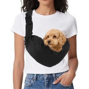 Dog Sling Carrier Pet Travel Bags Black for Small Dogs Cats in Kuwait