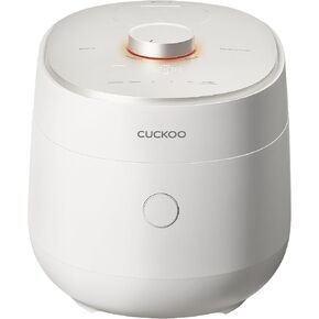 CUCKOO Twin Pressure Rice Cooker 10-Cup Uncooked / 20-Cup Cooked with Induction Heating Technology, Silent Pressure System, Open Cooking Mode, Dynamic Display, Eco Inner Pot, White (CRP-OHTR1009FW) in Kuwait