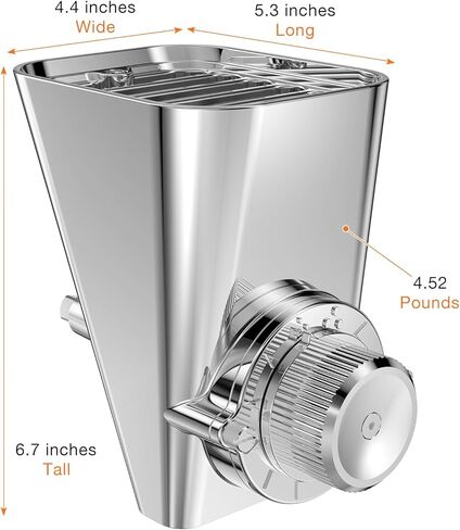 جميع ملحقات مطحنة الحبوب المعدنية لخلاط حامل KitchenAid، 10 مستويات، مطحنة دقيق، مناسبة للحبوب الجافة غير الزيتية وحبوب القهوة والحنطة السوداء والشوفان والدخن. in Kuwait