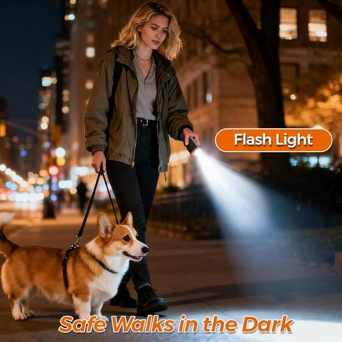 Dog Bark Deterrent Device - 3X Ultrasonic Transmitter Stop Dogs Barking with LED Flashlight and Rechargeable Battery Portable Barks No More Training Stoping Bad Behavior Control Tool Up to 33 FT in Kuwait