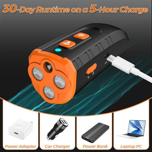 Dog Bark Deterrent Device - 3X Ultrasonic Transmitter Stop Dogs Barking with LED Flashlight and Rechargeable Battery Portable Barks No More Training Stoping Bad Behavior Control Tool Up to 33 FT in Kuwait