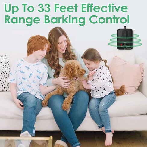Ultrasonic Anti Barking Device for Dogs, 55ft Dog Barking Control Device with Dual Frequencies 3 Modes, Safe Anti Barking Device for Dogs Indoor Outdoor Humane Bark Control Device in Kuwait